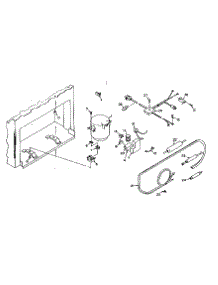 Unit Parts parts for Kenmore Freezer 198.6015133 (1986015133, 198 6015133) from AppliancePartsPros.com