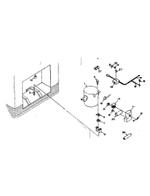 Unit parts for Kenmore Freezer 198.6116150 (1986116150, 198 6116150) from AppliancePartsPros.com