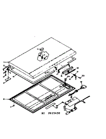 Door Parts parts for Kenmore Freezer 198.615450 (198615450, 198 615450) from AppliancePartsPros.com