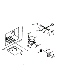 Unit Parts parts for Kenmore Freezer 198.617210 (198617210, 198 617210) from AppliancePartsPros.com