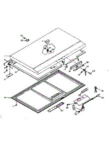 Freezer Door Parts parts for Kenmore Freezer 198.617660 (198617660, 198 617660) from AppliancePartsPros.com