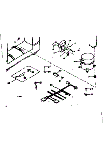 Unit Parts parts for Kenmore Freezer 198.617680 (198617680, 198 617680) from AppliancePartsPros.com