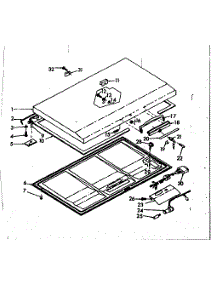 Door parts for Kenmore Freezer 198.618540 (198618540, 198 618540) from AppliancePartsPros.com