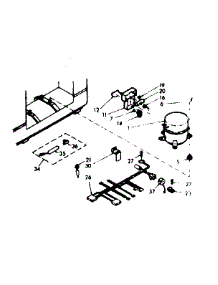 Unit Parts parts for Kenmore Freezer 198.618670 (198618670, 198 618670) from AppliancePartsPros.com