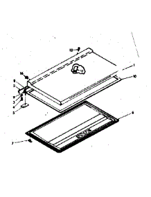 Door Parts parts for Kenmore Freezer 198.619130 (198619130, 198 619130) from AppliancePartsPros.com
