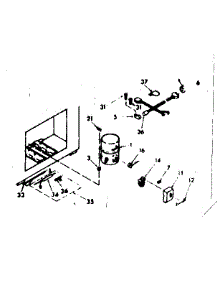 Unit Parts parts for Kenmore Freezer 198.619130 (198619130, 198 619130) from AppliancePartsPros.com