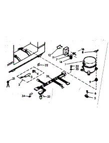 Unit Parts parts for Kenmore Freezer 198.619470 (198619470, 198 619470) from AppliancePartsPros.com