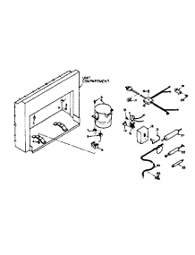 Unit Parts parts for Kenmore Freezer 198.6313050 (1986313050, 198 6313050) from AppliancePartsPros.com