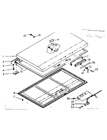 Door Parts parts for Kenmore Freezer 198.710621 (198710621, 198 710621) from AppliancePartsPros.com