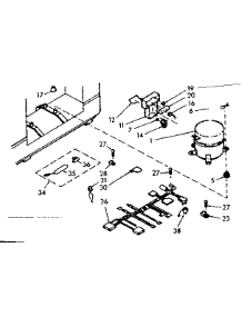 Unit Parts parts for Kenmore Freezer 198.710680 (198710680, 198 710680) from AppliancePartsPros.com