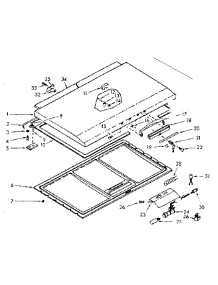 Door Parts parts for Kenmore Freezer 198.710680 (198710680, 198 710680) from AppliancePartsPros.com
