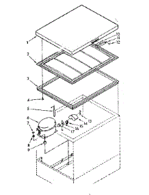 Door And Unit Parts parts for Kenmore Freezer 198.714090 (198714090, 198 714090) from AppliancePartsPros.com