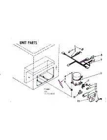 Unit Parts parts for Kenmore Freezer 198.714820 (198714820, 198 714820) from AppliancePartsPros.com