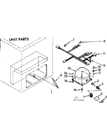 Unit Parts parts for Kenmore Freezer 198.715431 (198715431, 198 715431) from AppliancePartsPros.com