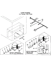 Unit Parts parts for Kenmore Freezer 198.717431 (198717431, 198 717431) from AppliancePartsPros.com