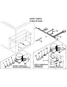 Unit Parts parts for Kenmore Freezer 198.7191832 (1987191832, 198 7191832) from AppliancePartsPros.com
