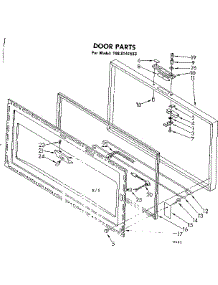 Door Parts parts for Kenmore Freezer 198.8141583 (1988141583, 198 8141583) from AppliancePartsPros.com