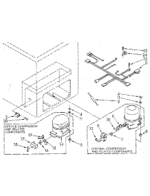 Unit parts for Kenmore Freezer 198.8152342 (1988152342, 198 8152342) from AppliancePartsPros.com
