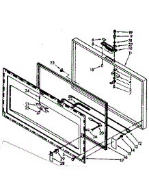 Door Parts parts for Kenmore Freezer 198.8165585 (1988165585, 198 8165585) from AppliancePartsPros.com