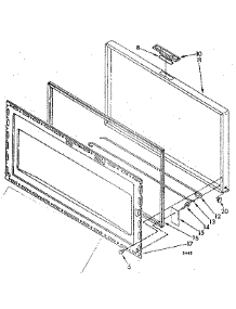 Door Parts parts for Kenmore Freezer 198.8181510 (1988181510, 198 8181510) from AppliancePartsPros.com