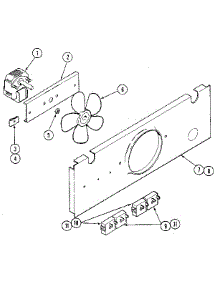 Blower Motors - Cooling Fan parts for Kenmore Electric Wall Oven 212.41(1988) (21241(1988), 212 41(1988)) from AppliancePartsPros.com