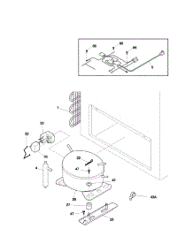 System parts for Kenmore Freezer 253.11312101 (25311312101, 253 11312101) from AppliancePartsPros.com