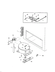 System parts for Kenmore Freezer 253.11521100 (25311521100, 253 11521100) from AppliancePartsPros.com