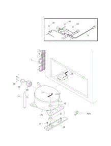System parts for Kenmore Freezer 253.16082108 (25316082108, 253 16082108) from AppliancePartsPros.com