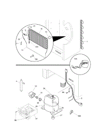 System parts for Kenmore Freezer 253.23429100 (25323429100, 253 23429100) from AppliancePartsPros.com