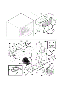 System parts for Kenmore Refrigerator 253.31438101 (25331438101, 253 31438101) from AppliancePartsPros.com