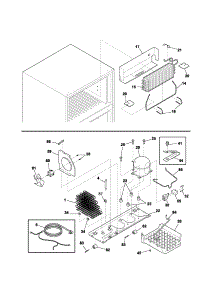System parts for Kenmore Refrigerator 253.31622104 (25331622104, 253 31622104) from AppliancePartsPros.com