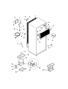 System parts for Kenmore Refrigerator 253.36600894 (25336600894, 253 36600894) from AppliancePartsPros.com