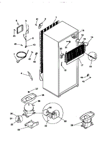 System parts for Kenmore Refrigerator 253.36608892 (25336608892, 253 36608892) from AppliancePartsPros.com