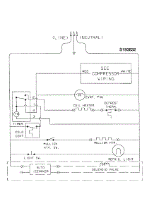 Wiring Schematic parts for Kenmore Refrigerator 253.36609895 (25336609895, 253 36609895) from AppliancePartsPros.com