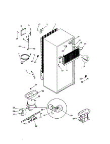 System parts for Kenmore Refrigerator 253.36611895 (25336611895, 253 36611895) from AppliancePartsPros.com