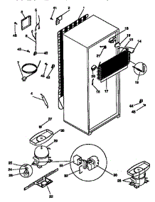 Unit Parts parts for Kenmore Refrigerator 253.37847890 (25337847890, 253 37847890) from AppliancePartsPros.com