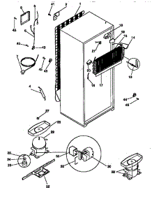 Unit Parts parts for Kenmore Refrigerator 253.38300892 (25338300892, 253 38300892) from AppliancePartsPros.com