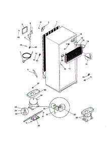 System parts for Kenmore Refrigerator 253.38652995 (25338652995, 253 38652995) from AppliancePartsPros.com