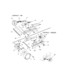 Controls parts for Kenmore Refrigerator 253.48027891 (25348027891, 253 48027891) from AppliancePartsPros.com