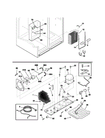 System parts for Kenmore Refrigerator 253.53622302 (25353622302, 253 53622302) from AppliancePartsPros.com