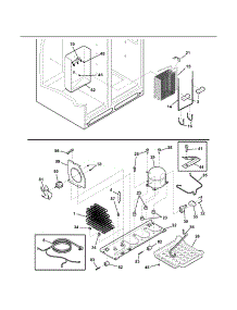 System parts for Kenmore Refrigerator 253.56279403 (25356279403, 253 56279403) from AppliancePartsPros.com