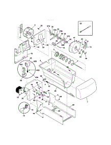 Ice Contaiiner parts for Kenmore Refrigerator 253.56284404 (25356284404, 253 56284404) from AppliancePartsPros.com