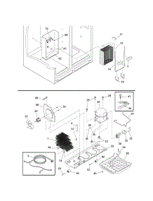 System parts for Kenmore Refrigerator 253.5629240N (2535629240N, 253 5629240N) from AppliancePartsPros.com