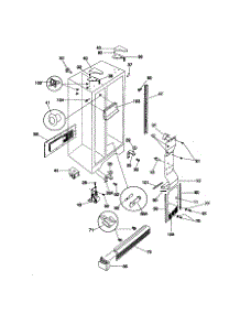Machine Compartment Cover parts for Kenmore Refrigerator 253.57672791 (25357672791, 253 57672791) from AppliancePartsPros.com