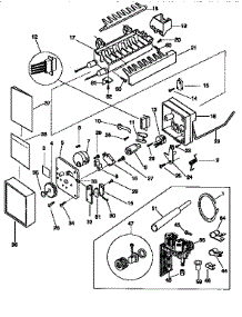 Icemaker parts for Kenmore Refrigerator 253.57685790 (25357685790, 253 57685790) from AppliancePartsPros.com