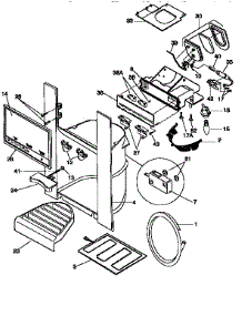 Dispenser parts for Kenmore Refrigerator 253.57687790 (25357687790, 253 57687790) from AppliancePartsPros.com