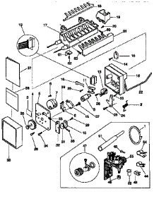 Icemaker parts for Kenmore Refrigerator 253.57687790 (25357687790, 253 57687790) from AppliancePartsPros.com