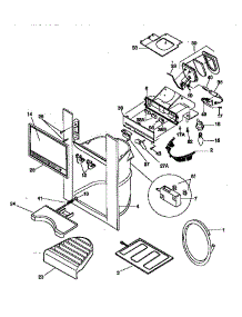 Dispenser parts for Kenmore Refrigerator 253.58082891 (25358082891, 253 58082891) from AppliancePartsPros.com