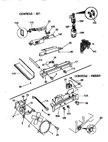 Controls parts for Kenmore Refrigerator 253.58082891 (25358082891, 253 58082891) from AppliancePartsPros.com