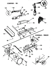 Controls parts for Kenmore Refrigerator 253.58085891 (25358085891, 253 58085891) from AppliancePartsPros.com